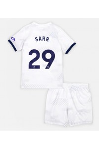 Fotbalové Dres Tottenham Hotspur Pape Matar Sarr #29 Dětské Domácí Oblečení 2023-24 Krátký Rukáv (+ trenýrky)